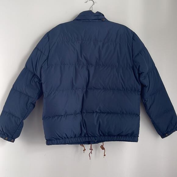 Polo Ralph Lauren duck down mock neck snap front puffer winter coat sz M - Picture 8 of 10
